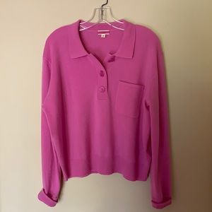 Jcrew pink 100% cashmere sweater